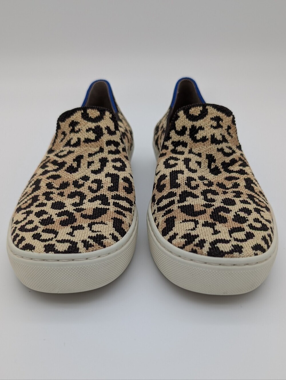 Rothy's Desert Cat Camo Cat Original Slip-On Leopard Print Sneakers - Picture 6 of 9